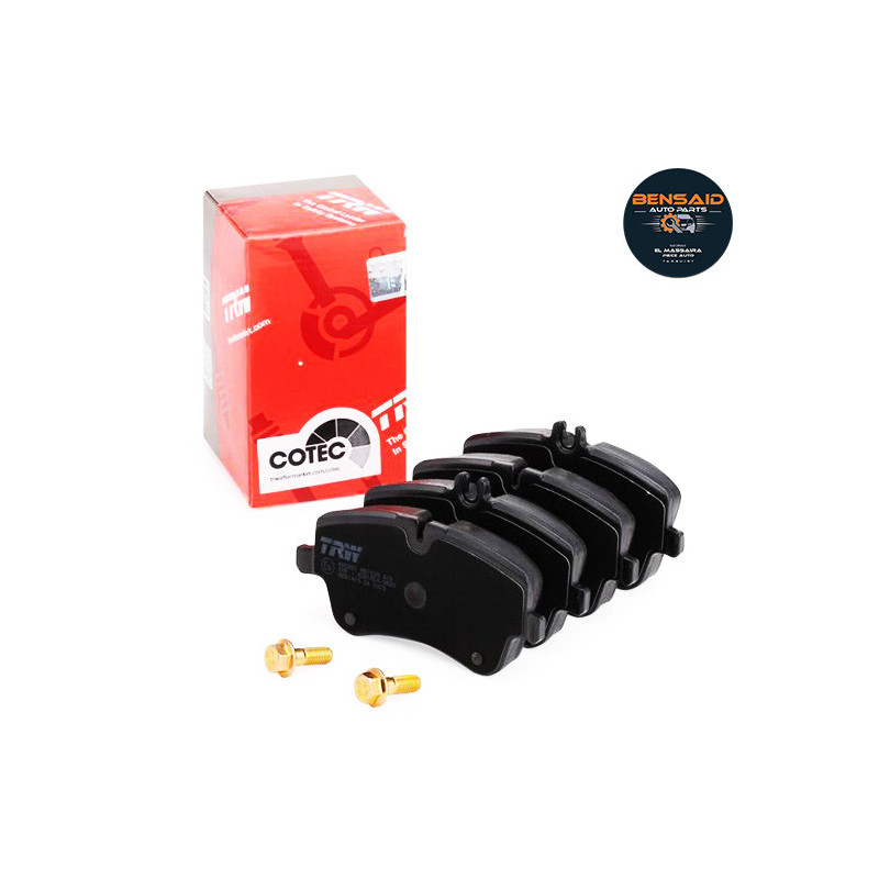 Jeu de 4 plaquettes de frein avant TRW - GDB1413