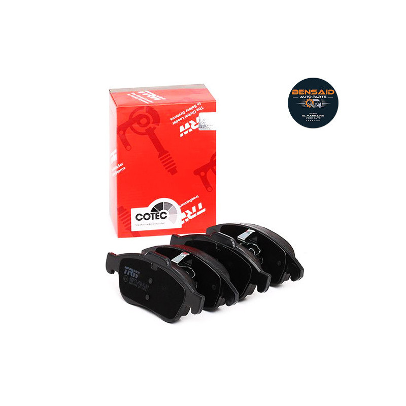 Jeu de 4 plaquettes de frein avant TRW - GDB1690