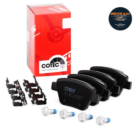 Jeu de 4 plaquettes de frein avant TRW - GDB1841