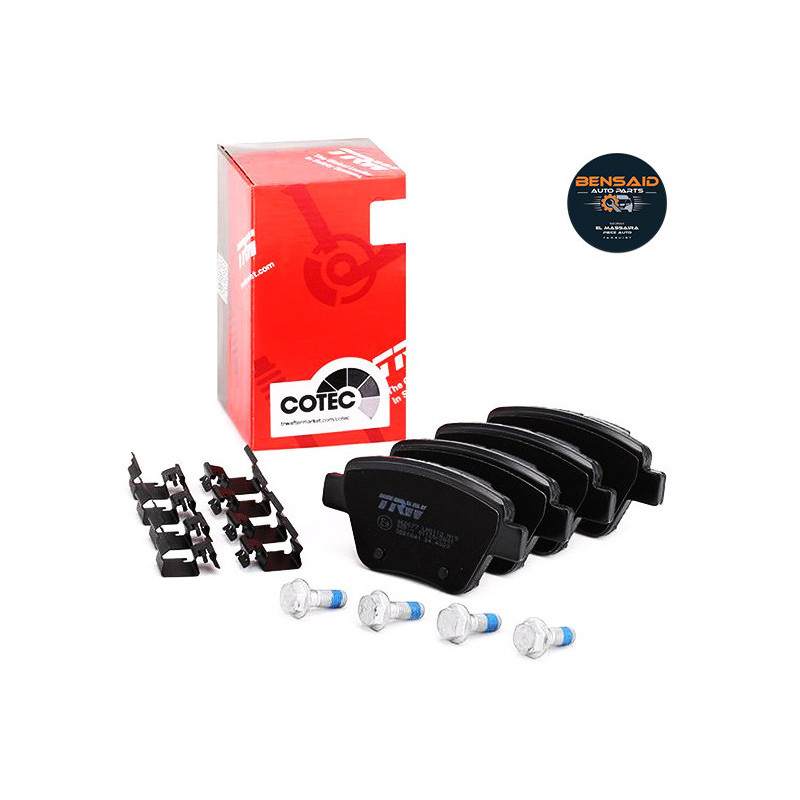 Jeu de 4 plaquettes de frein avant TRW - GDB1841