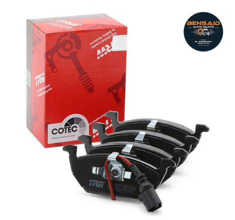 Jeu de 4 plaquettes de frein avant TRW - GDB2108