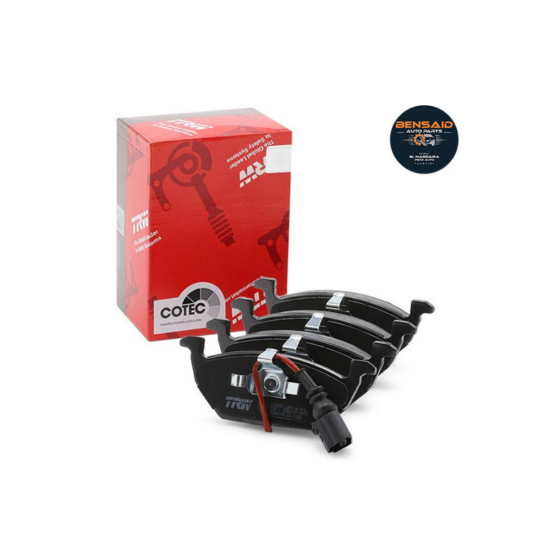 Jeu de 4 plaquettes de frein avant TRW - GDB2108