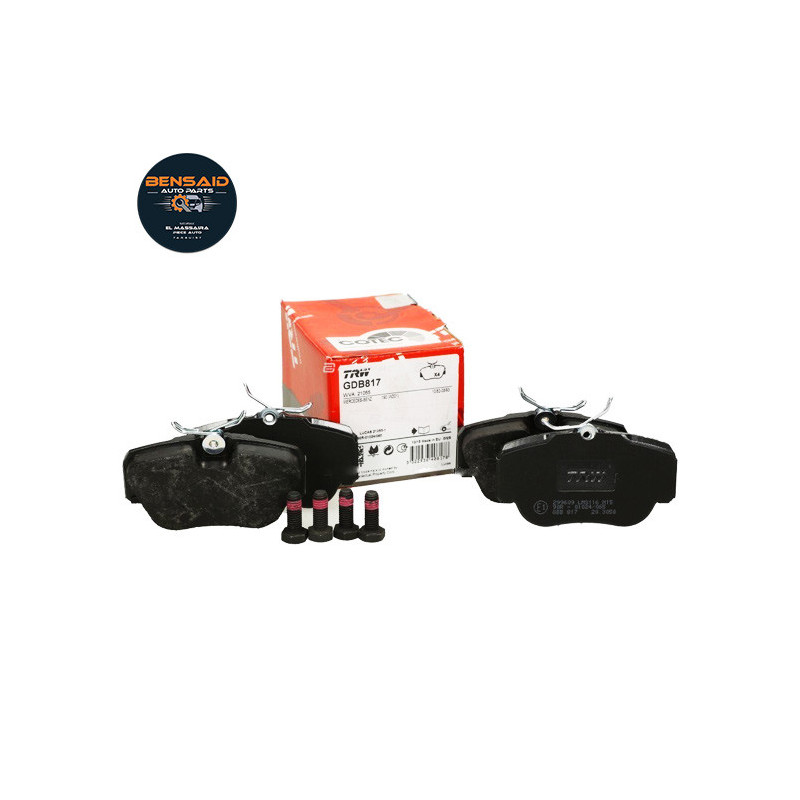 Jeu de 4 plaquettes de frein avant TRW - GDB317