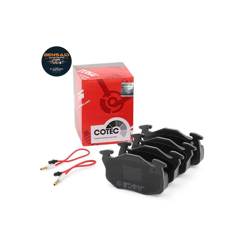 Jeu de 4 plaquettes de frein avant TRW - GDB327