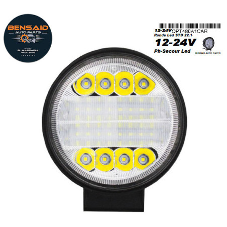 Feu antibrouillard led 72w ROND  - OPT480A1ROD