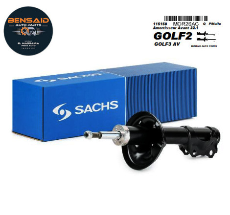 Jeu de 2 amortisseurs avant SACHS - 115 158